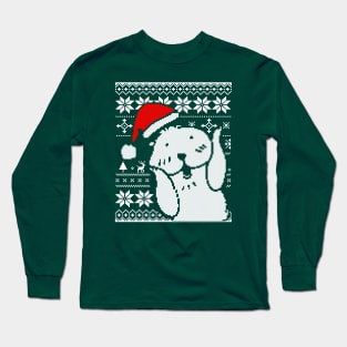 Otter Xmas- Cute Otter Ugly Christmas Long Sleeve T-Shirt